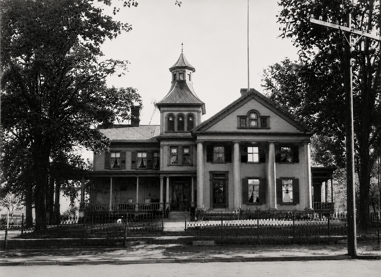 Historical photograph of the former Bristol Lodge of Elks building